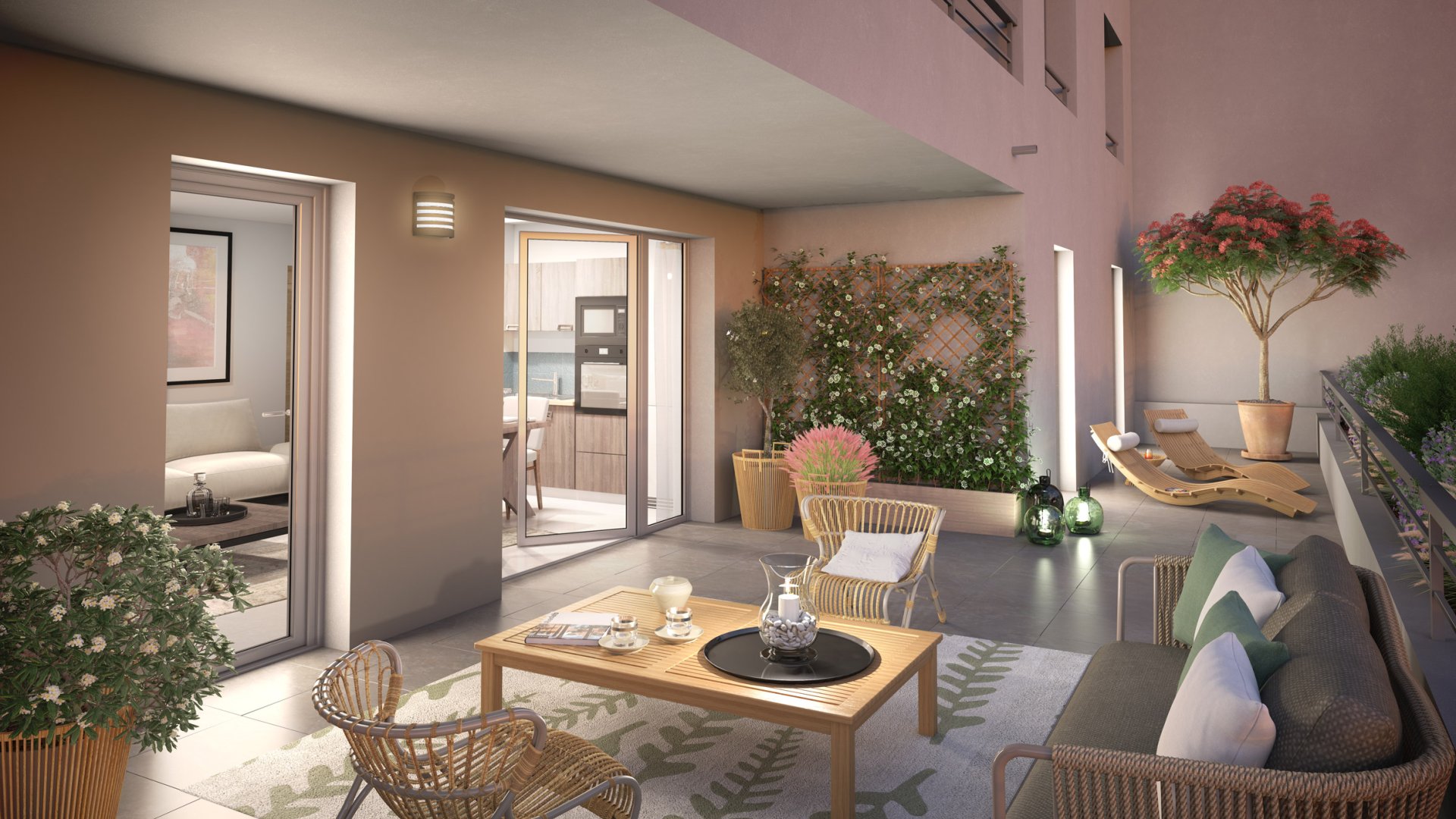Appartements neufs espace intérieur Marseille