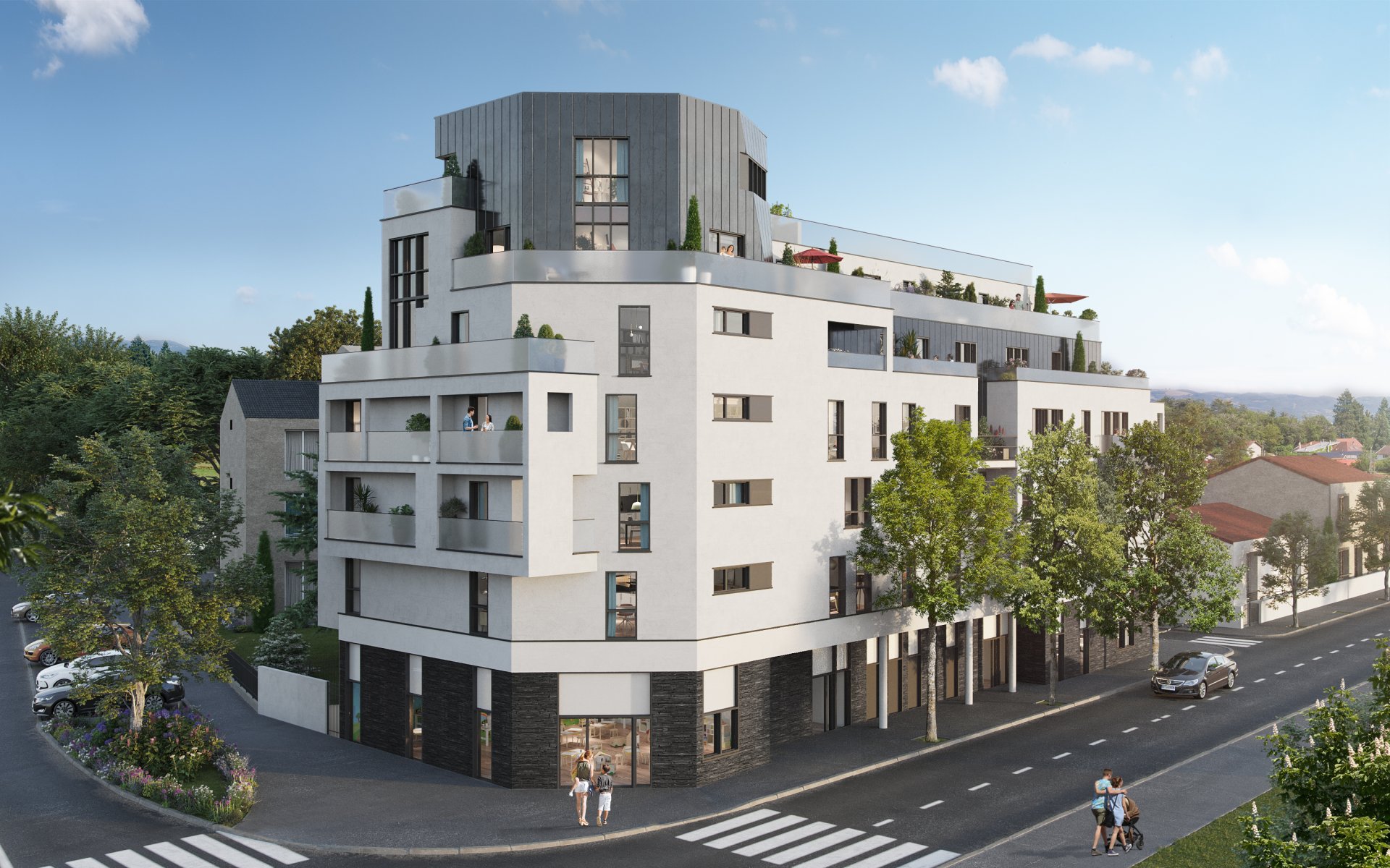 Appartements neufs façade extérieur Noisy le Sec